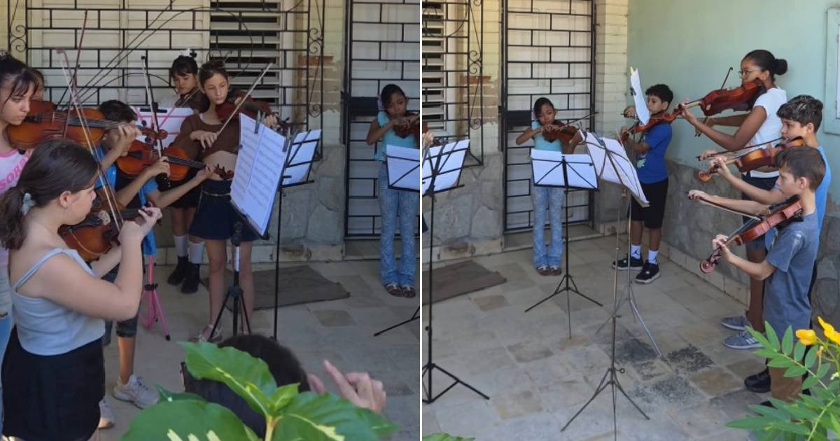 Holgu&iacute;n Kids Transform Porch into Stage, Captivate Social Media with Violin Performance of Cuban Classic
